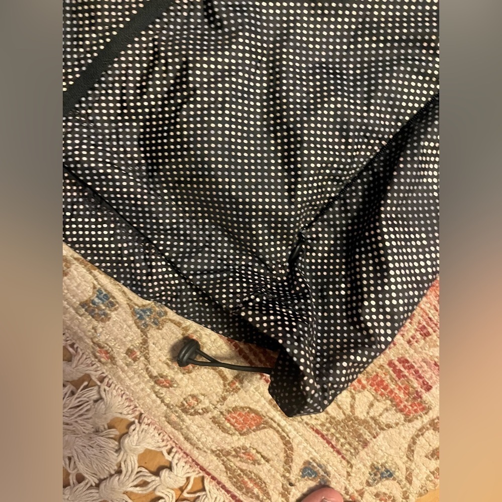 Joe Fresh Active -NWOT-Polka Dot-Jacket -Packable W/Vent ,Drawstring -Sz S - Picture 11 of 13